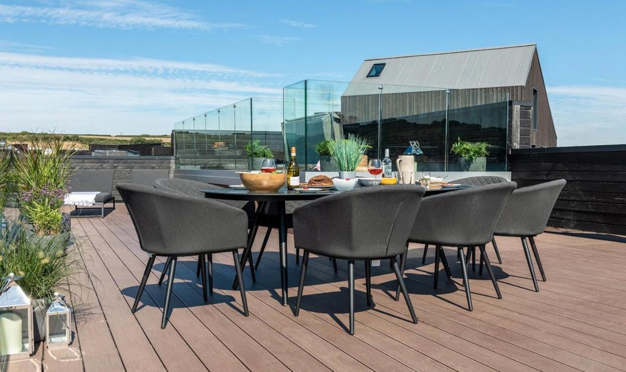Retallack Resort & Spa Padstow Luaran gambar Composite wood terrace